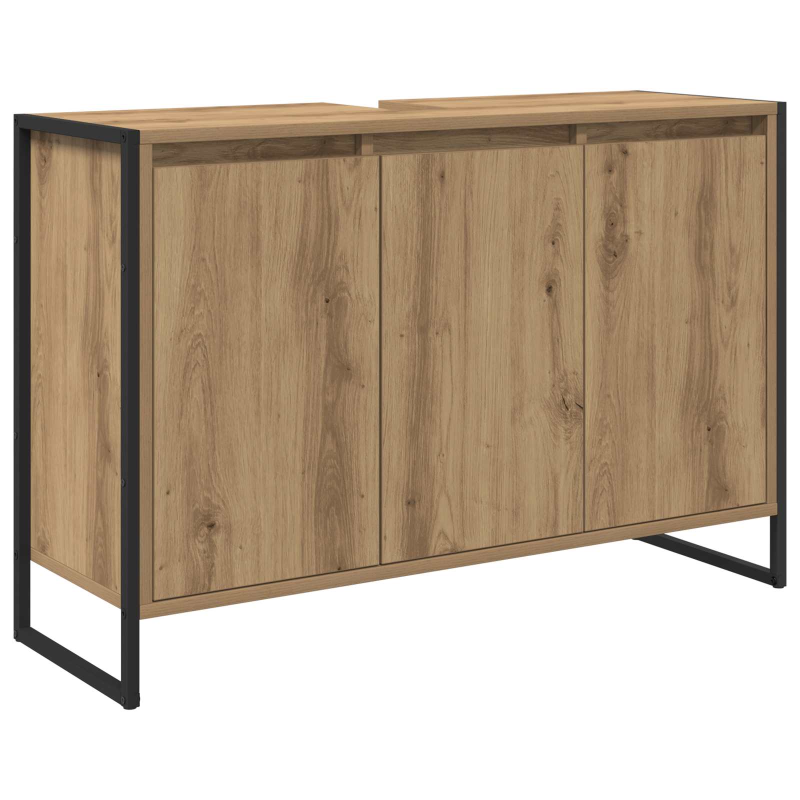 Set di mobili per il bagno Rovere artigianale Legno multistrato | homemem39