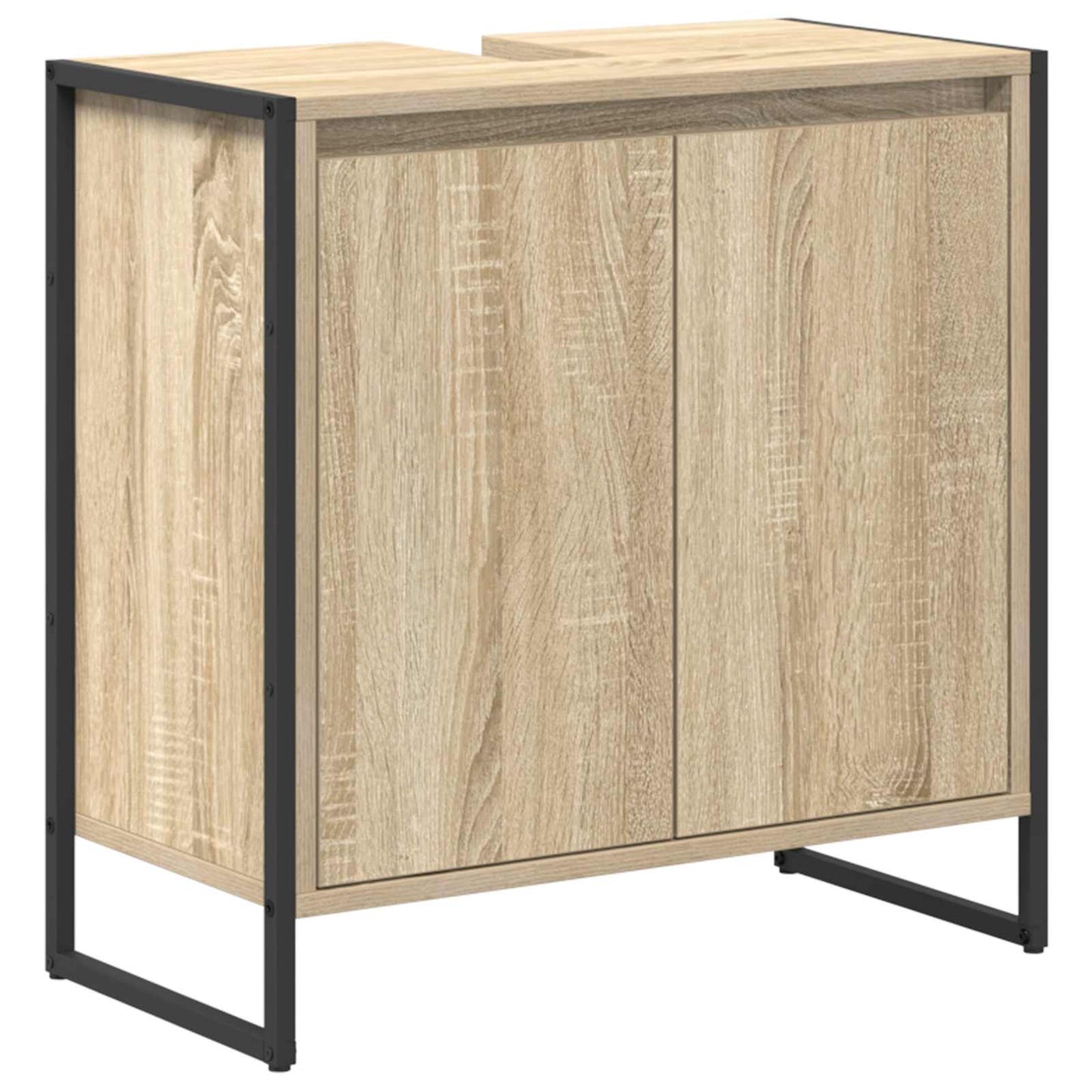 Set di mobili per il bagno Rovere Sonoma Legno multistrato