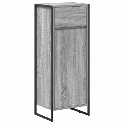 Set di mobili per il bagno Grigio Sonoma Legno multistrato | homemem39