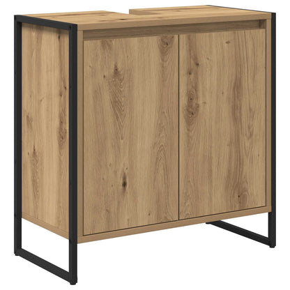 Set di mobili per il bagno Rovere artigianale Legno multistrato | homemem39