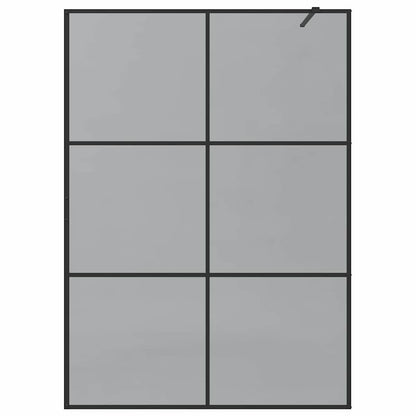 Parete Doccia Walk-in Nero 140 x 195 cm vetro temperato | homemem39