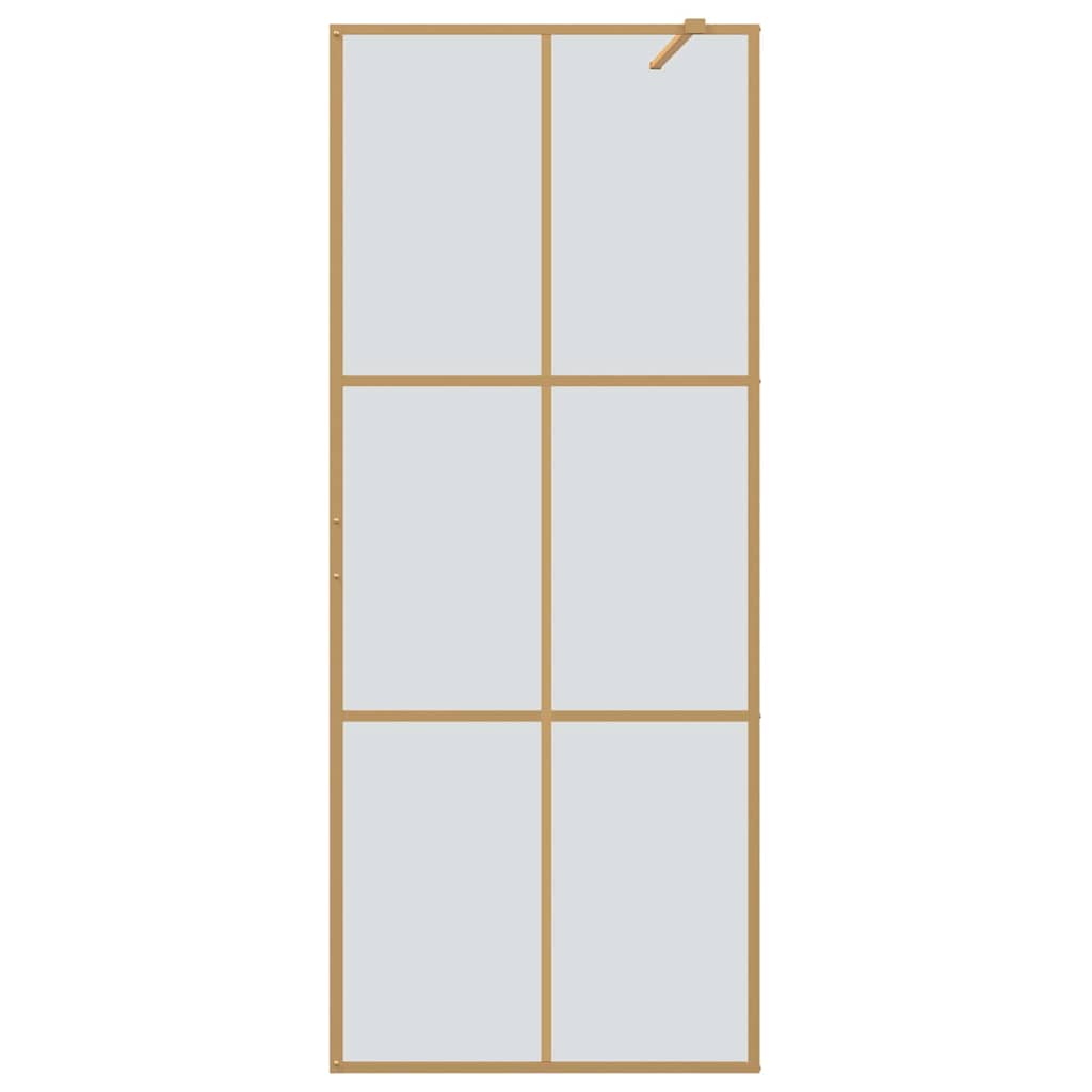 Parete Doccia Walk-in Oro 80 x 195 cm vetro temperato | homemem39