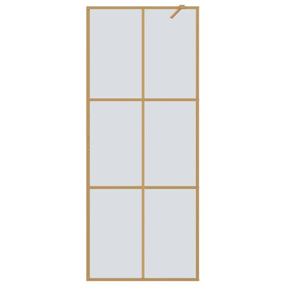 Parete Doccia Walk-in Oro 80 x 195 cm vetro temperato | homemem39