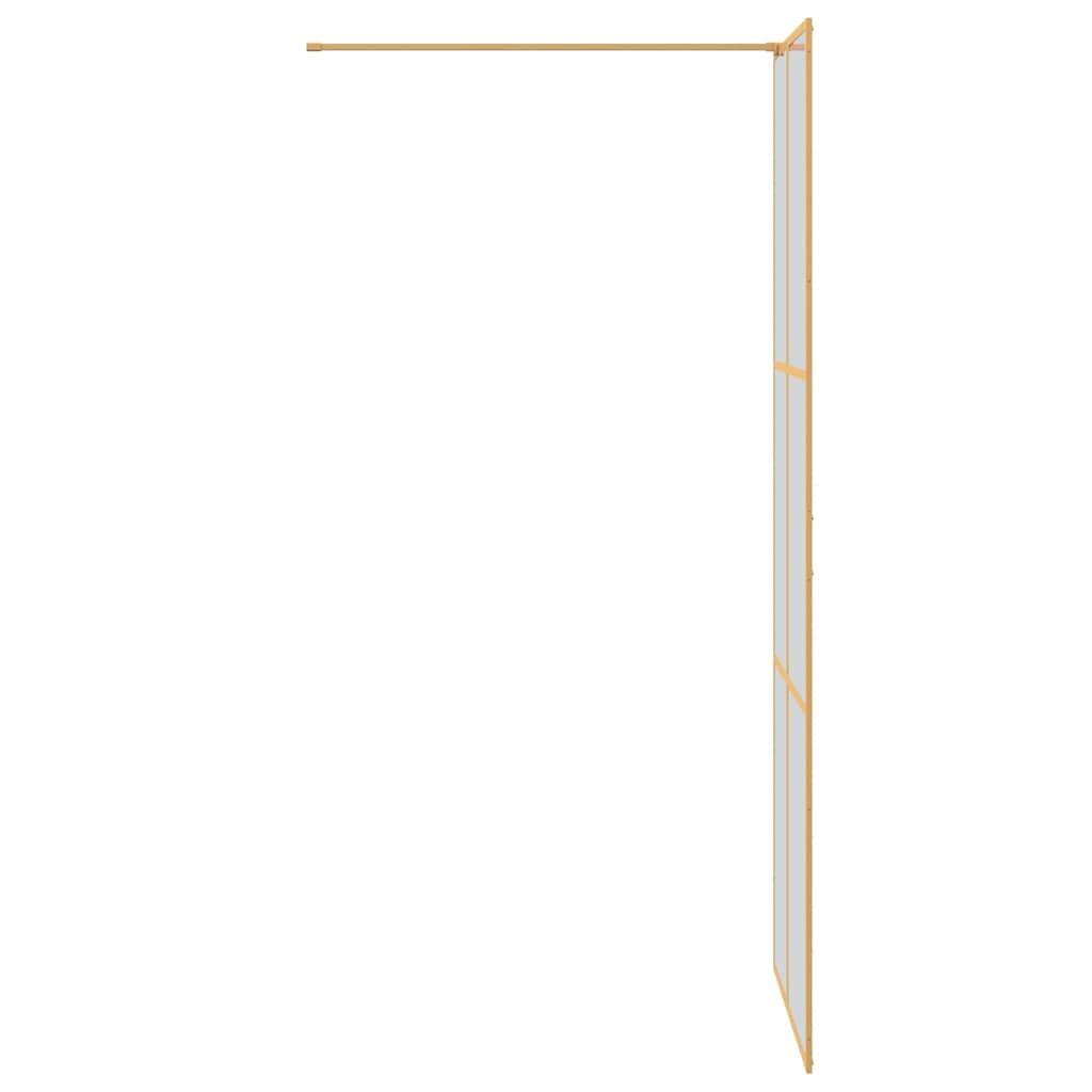Parete Doccia Walk-in Oro 80 x 195 cm vetro temperato | homemem39