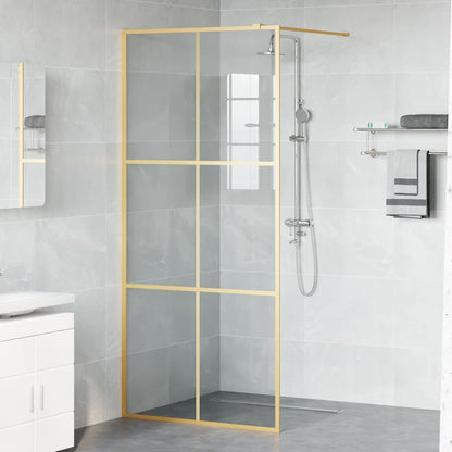 Parete Doccia Walk-in Oro 90 x 195 cm vetro temperato | homemem39