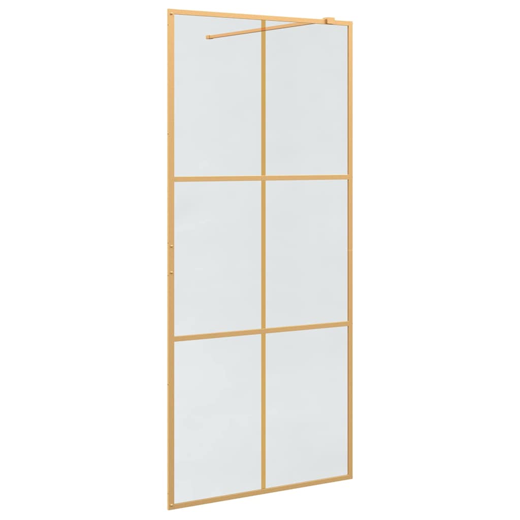 Parete Doccia Walk-in Oro 90 x 195 cm vetro temperato | homemem39