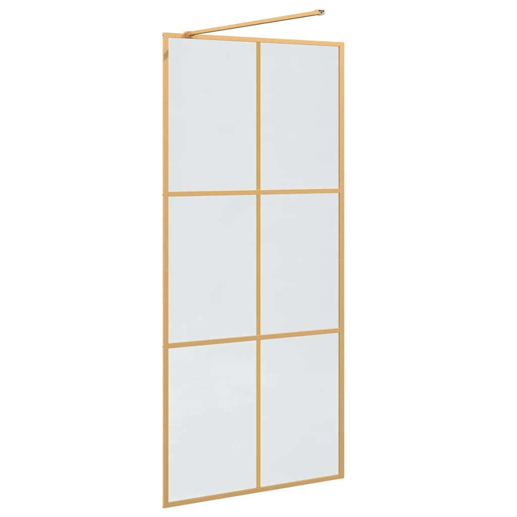 Parete Doccia Walk-in Oro 90 x 195 cm vetro temperato | homemem39