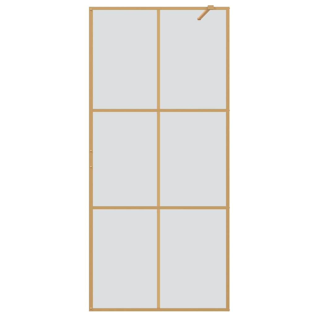 Parete Doccia Walk-in Oro 90 x 195 cm vetro temperato | homemem39