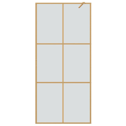 Parete Doccia Walk-in Oro 90 x 195 cm vetro temperato | homemem39