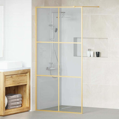 Parete Doccia Walk-in Oro 100 x 195 cm vetro temperato - homemem39
