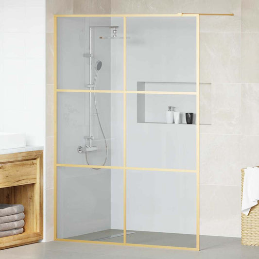 Parete Doccia Walk-in Oro 140 x 195 cm vetro temperato - homemem39