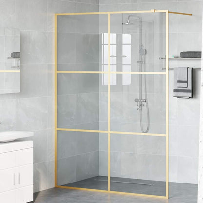 Parete Doccia Walk-in Oro 140 x 195 cm vetro temperato | homemem39
