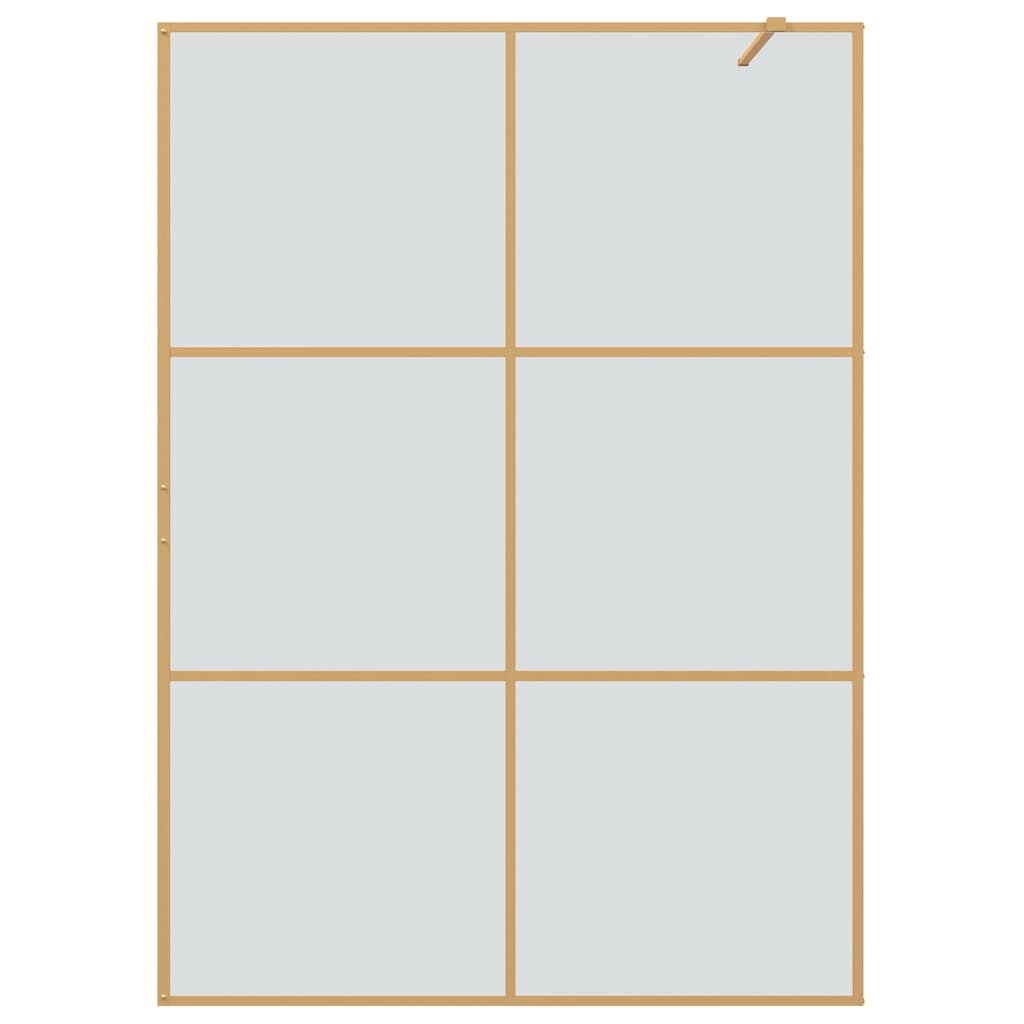 Parete Doccia Walk-in Oro 140 x 195 cm vetro temperato | homemem39