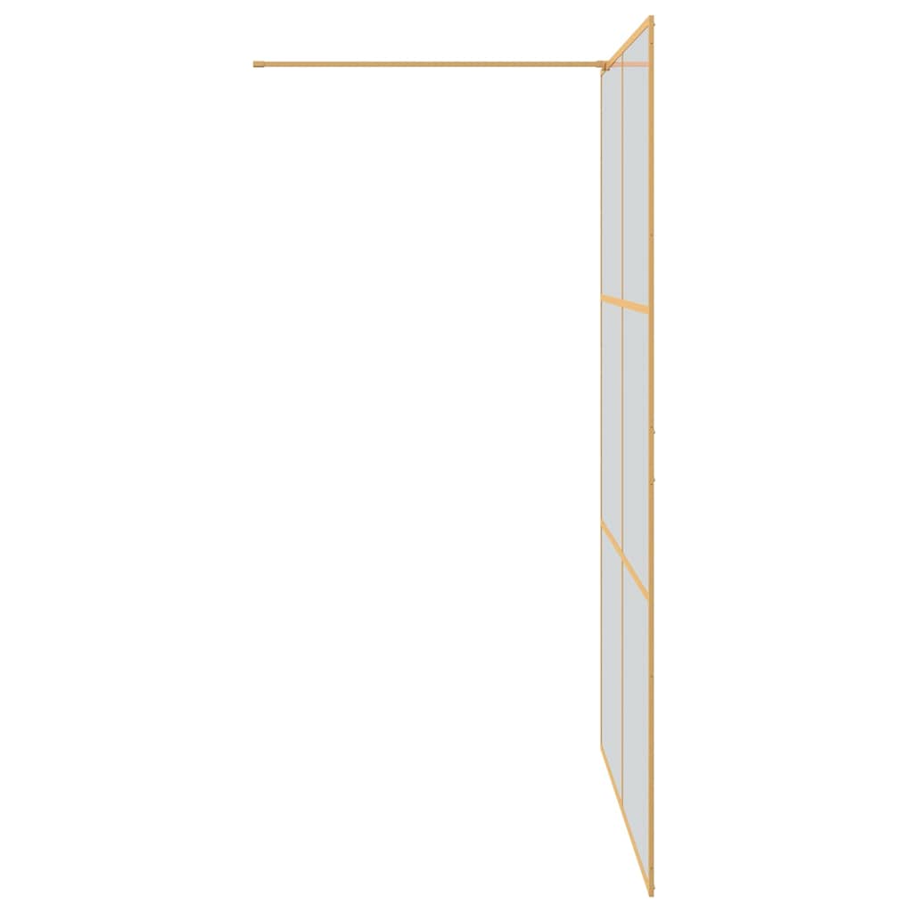 Parete Doccia Walk-in Oro 140 x 195 cm vetro temperato | homemem39