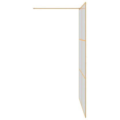 Parete Doccia Walk-in Oro 140 x 195 cm vetro temperato | homemem39