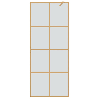 Parete Doccia Walk-in Oro 80 x 195 cm vetro temperato - homemem39