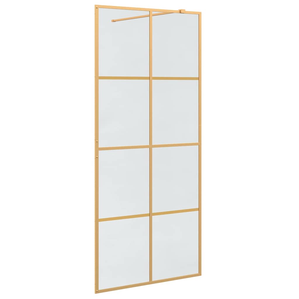Parete Doccia Walk-in Oro 90 x 195 cm vetro temperato | homemem39
