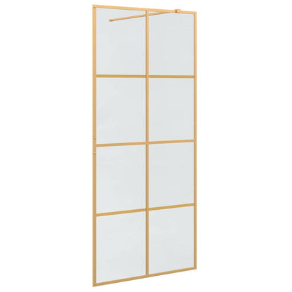 Parete Doccia Walk-in Oro 90 x 195 cm vetro temperato | homemem39