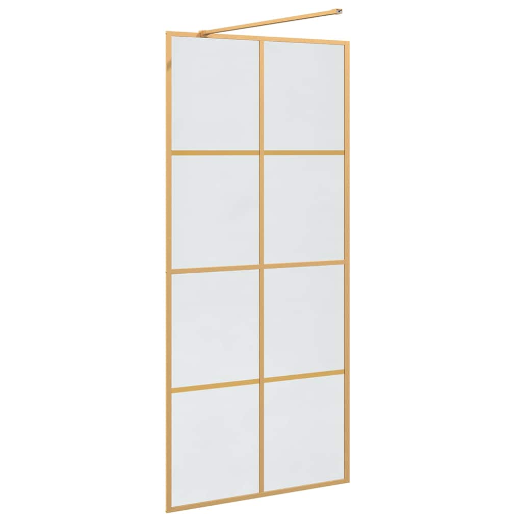 Parete Doccia Walk-in Oro 90 x 195 cm vetro temperato | homemem39