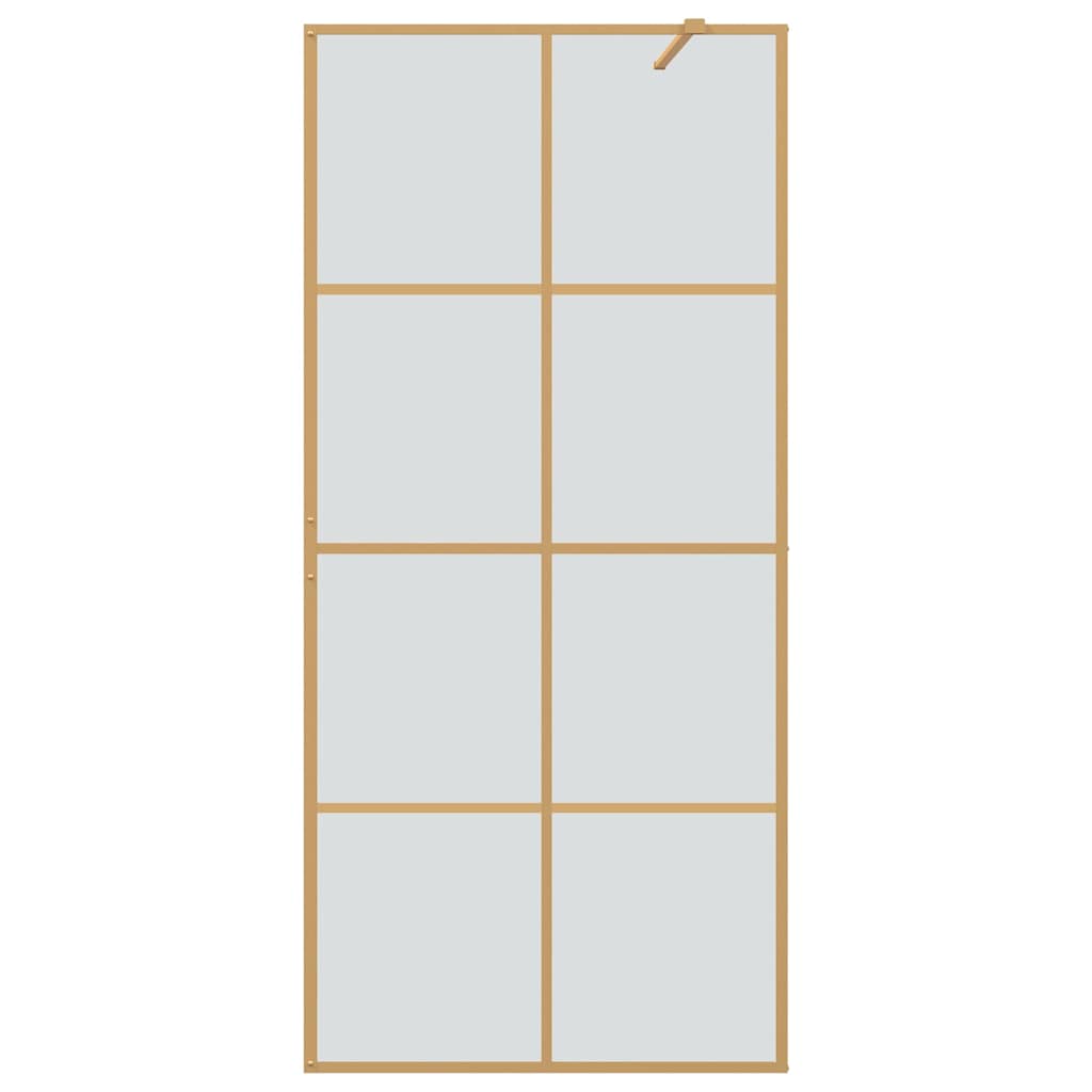 Parete Doccia Walk-in Oro 90 x 195 cm vetro temperato | homemem39