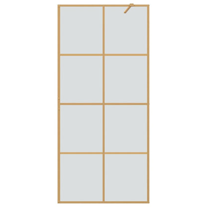 Parete Doccia Walk-in Oro 90 x 195 cm vetro temperato | homemem39