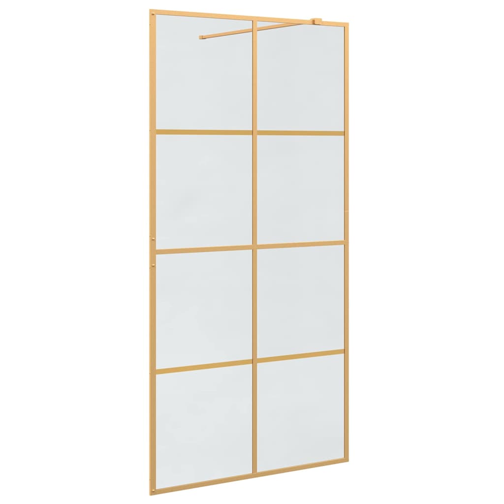 Parete Doccia Walk-in Oro 100 x 195 cm vetro temperato | homemem39