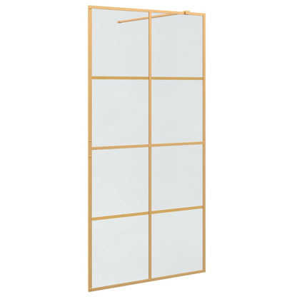 Parete Doccia Walk-in Oro 100 x 195 cm vetro temperato | homemem39