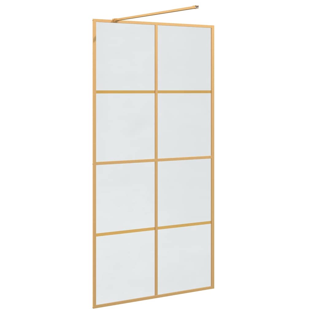 Parete Doccia Walk-in Oro 100 x 195 cm vetro temperato | homemem39
