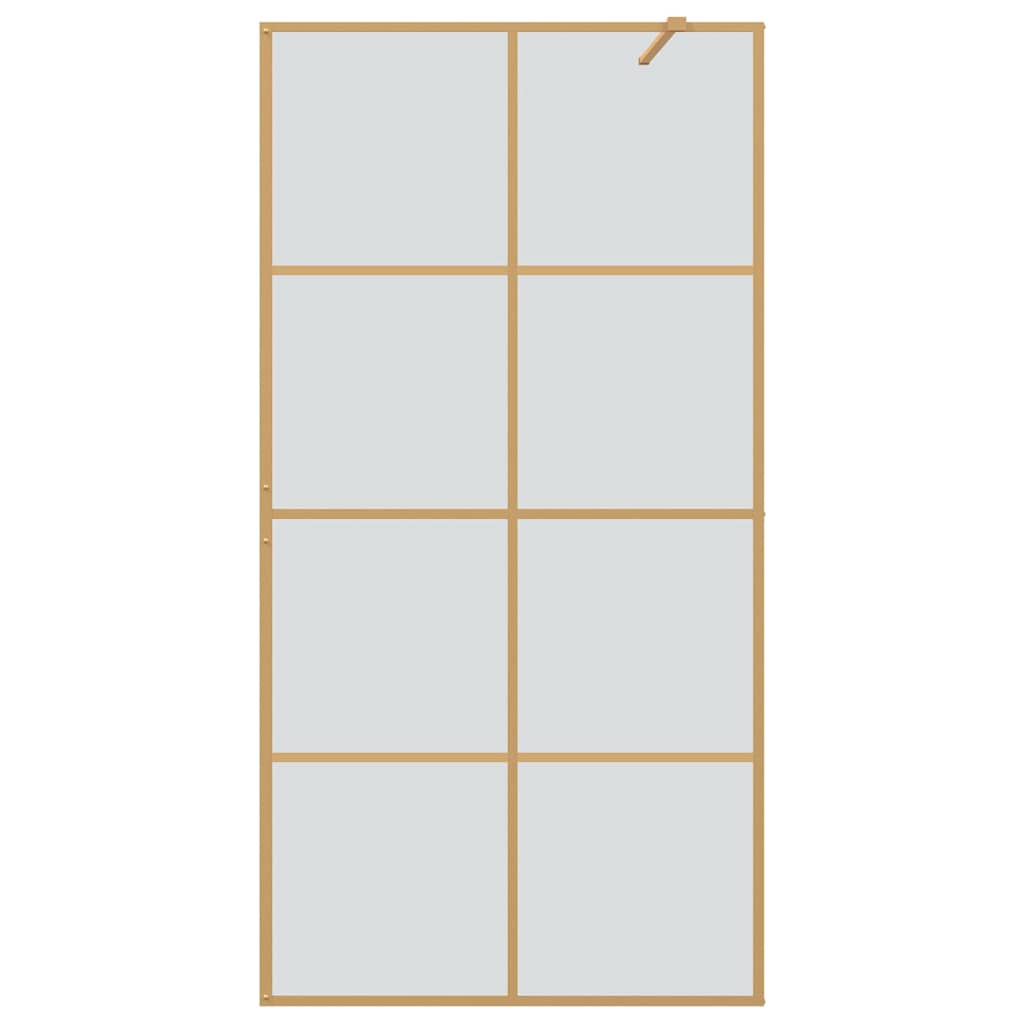 Parete Doccia Walk-in Oro 100 x 195 cm vetro temperato | homemem39