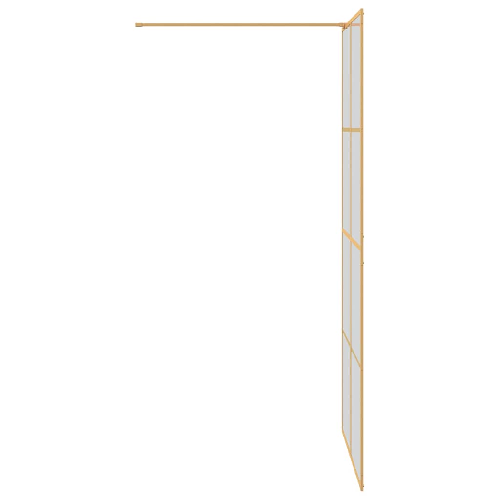 Parete Doccia Walk-in Oro 100 x 195 cm vetro temperato | homemem39