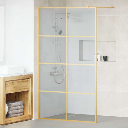 Parete Doccia Walk-in Oro 115 x 195 cm vetro temperato | homemem39