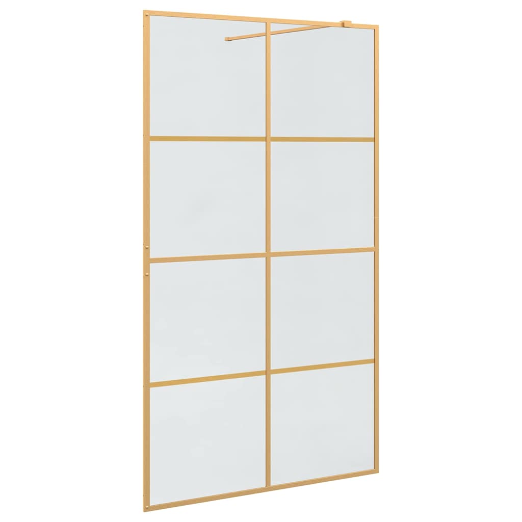 Parete Doccia Walk-in Oro 115 x 195 cm vetro temperato | homemem39