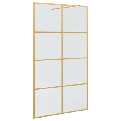 Parete Doccia Walk-in Oro 115 x 195 cm vetro temperato | homemem39