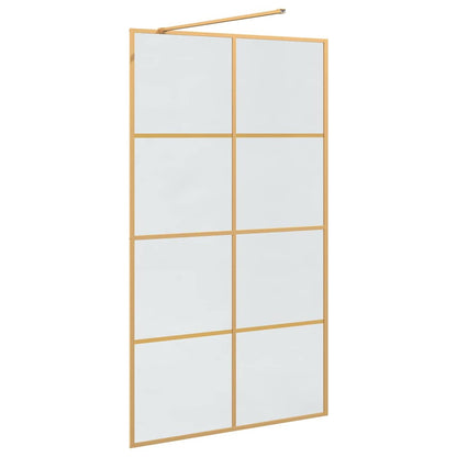 Parete Doccia Walk-in Oro 115 x 195 cm vetro temperato | homemem39