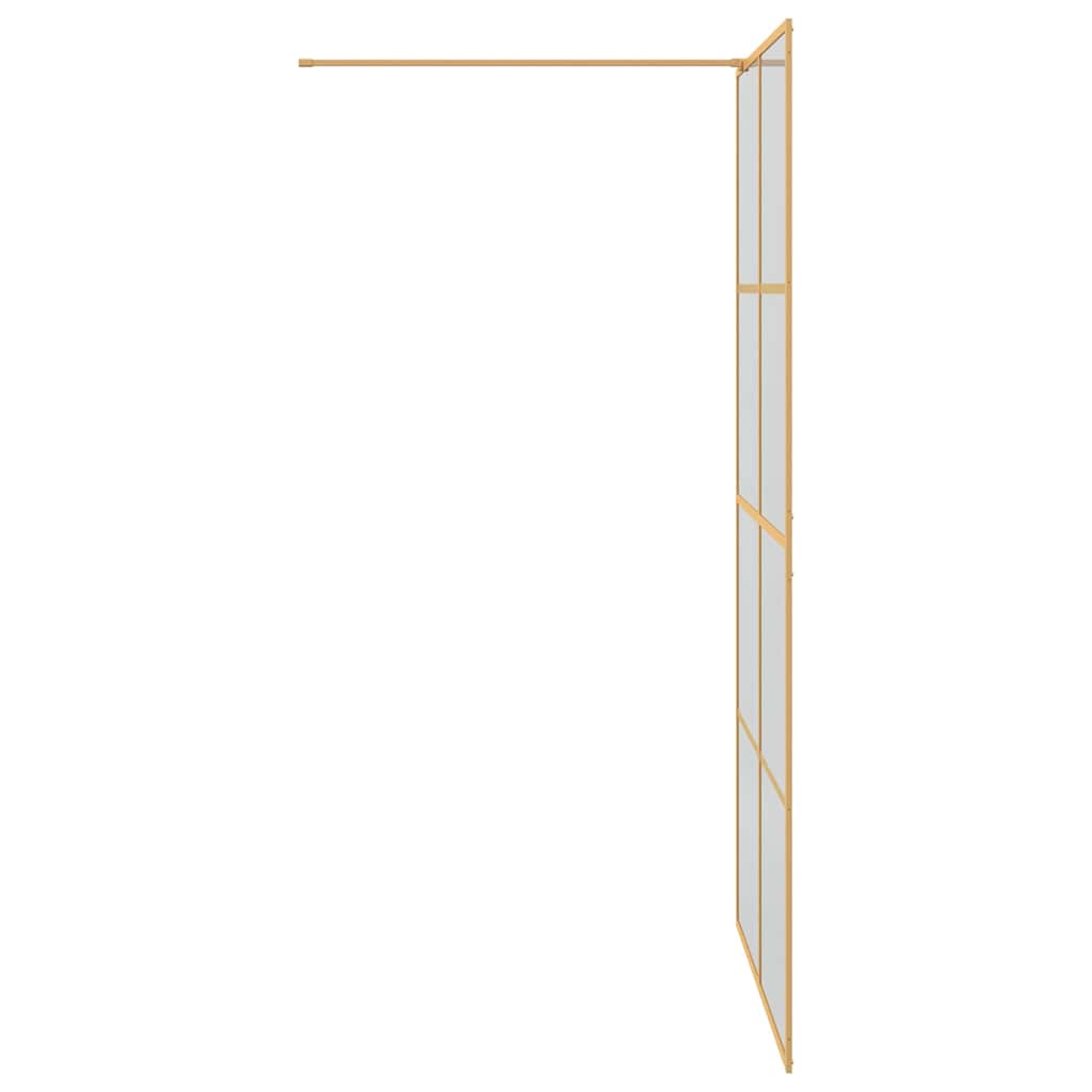 Parete Doccia Walk-in Oro 115 x 195 cm vetro temperato | homemem39