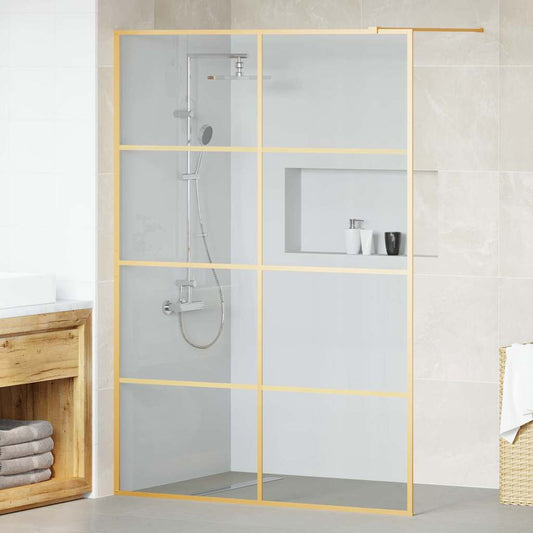 Parete Doccia Walk-in Oro 140 x 195 cm vetro temperato | homemem39