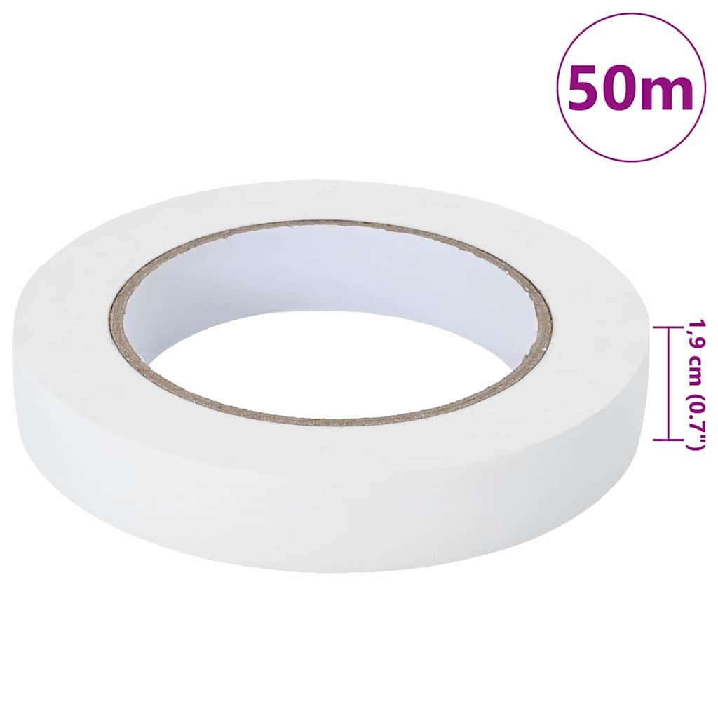 Nastri Adesivi per Pittori 6 pcs Bianco 19mm x 50m Carta