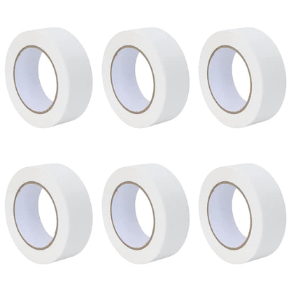 Nastri Adesivi per Pittori 6 pcs Bianco 38mm x 50m Carta