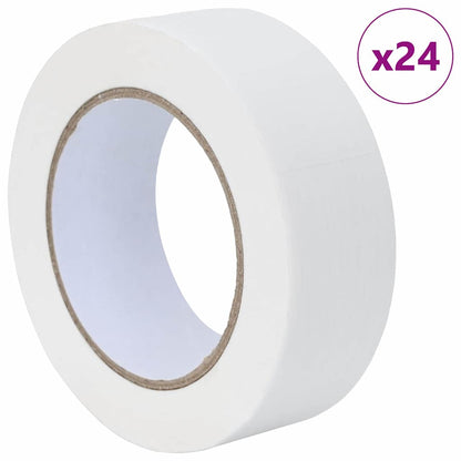 Nastri Adesivi per Pittori 24 pcs Bianco 38mm x 50m Carta
