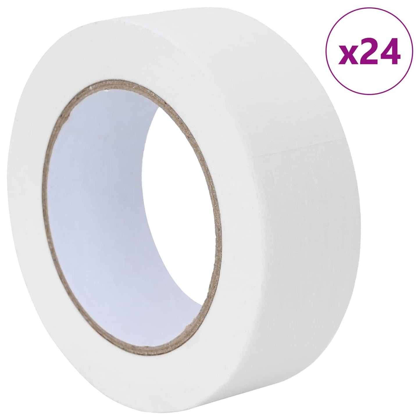 Nastri Adesivi per Pittori 24 pcs Bianco 38mm x 50m Carta | homemem39