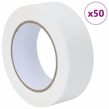 Nastri Adesivi per Pittori 50 pcs Bianco 38mm x 50m Carta