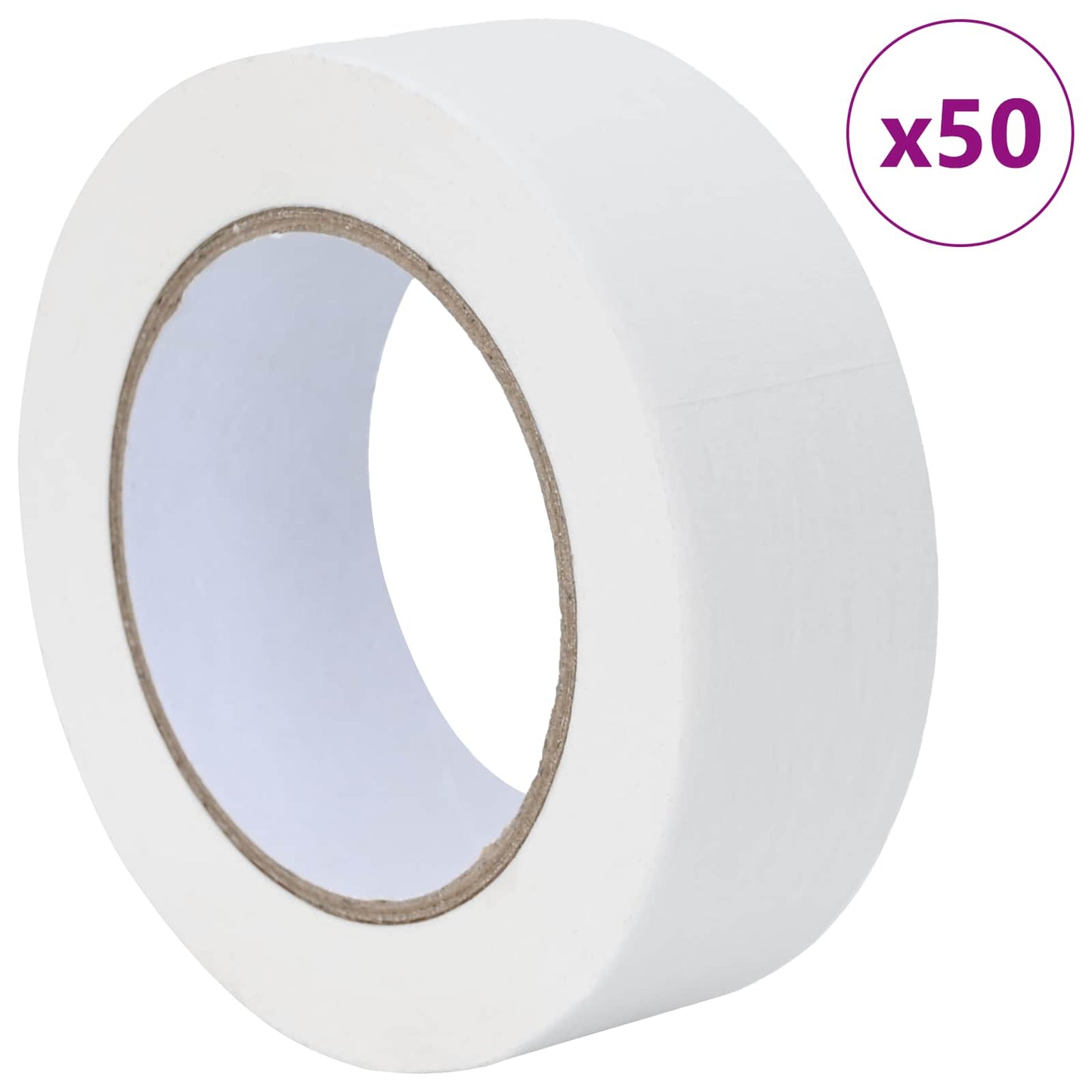 Nastri Adesivi per Pittori 50 pcs Bianco 38mm x 50m Carta | homemem39