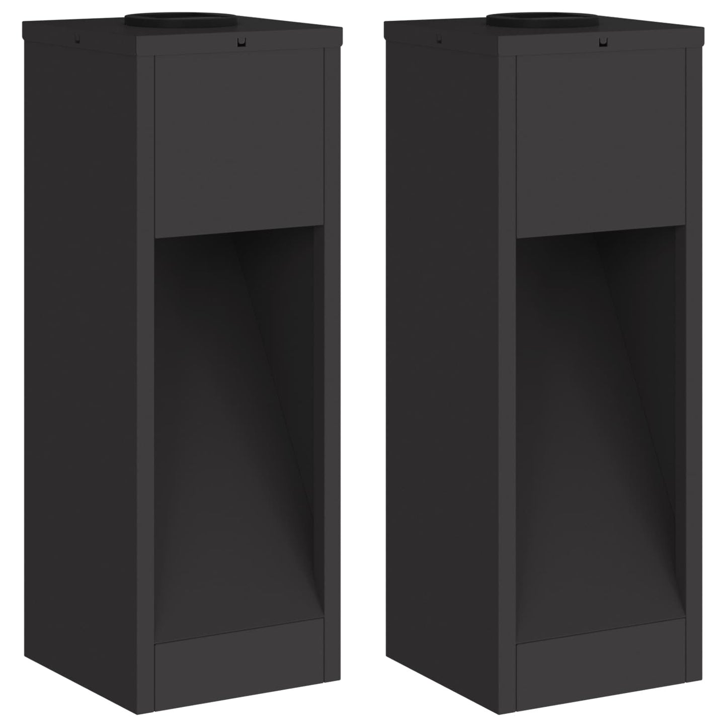 Lucina LED Solare da Percorso 2 pcs Nero