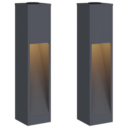 Lucina LED Solare da Percorso 2 pcs Antracite