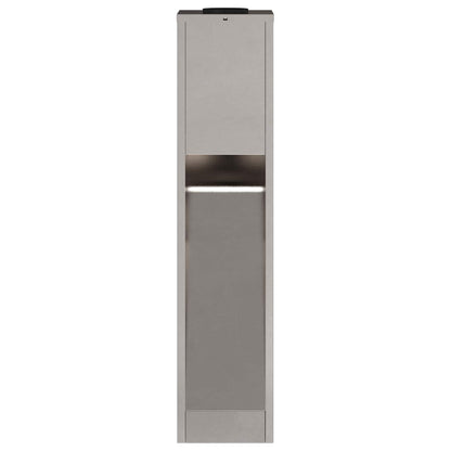 Lucina LED Solare da Percorso 2 pcs Argento