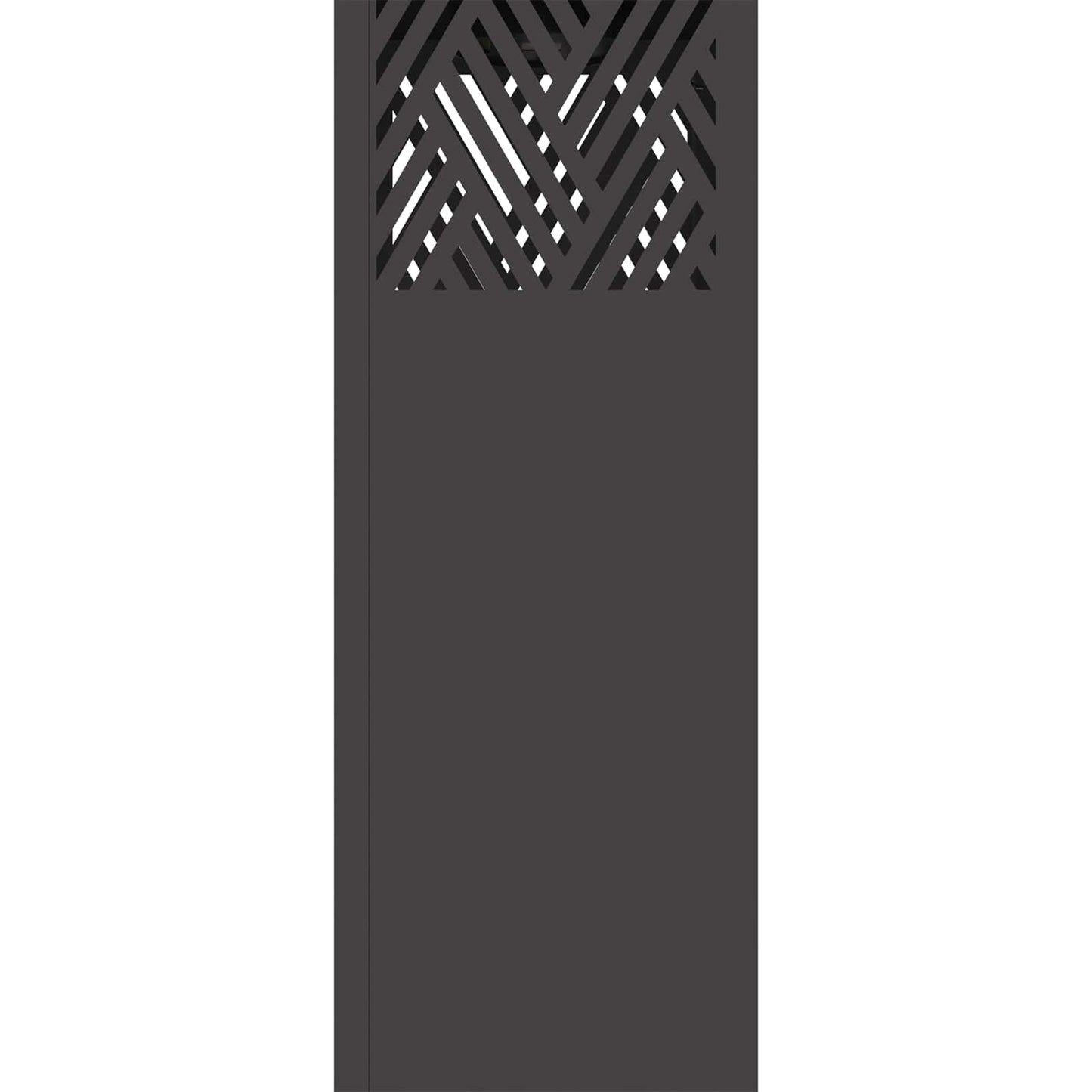 Faro LED solare per sentieri 2 pcs Nero