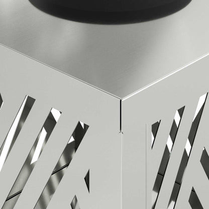 Faro LED solare per sentieri 2 pcs Zincato Zincato