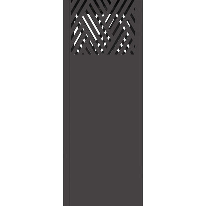 Faro LED solare per sentieri 2 pcs Nero