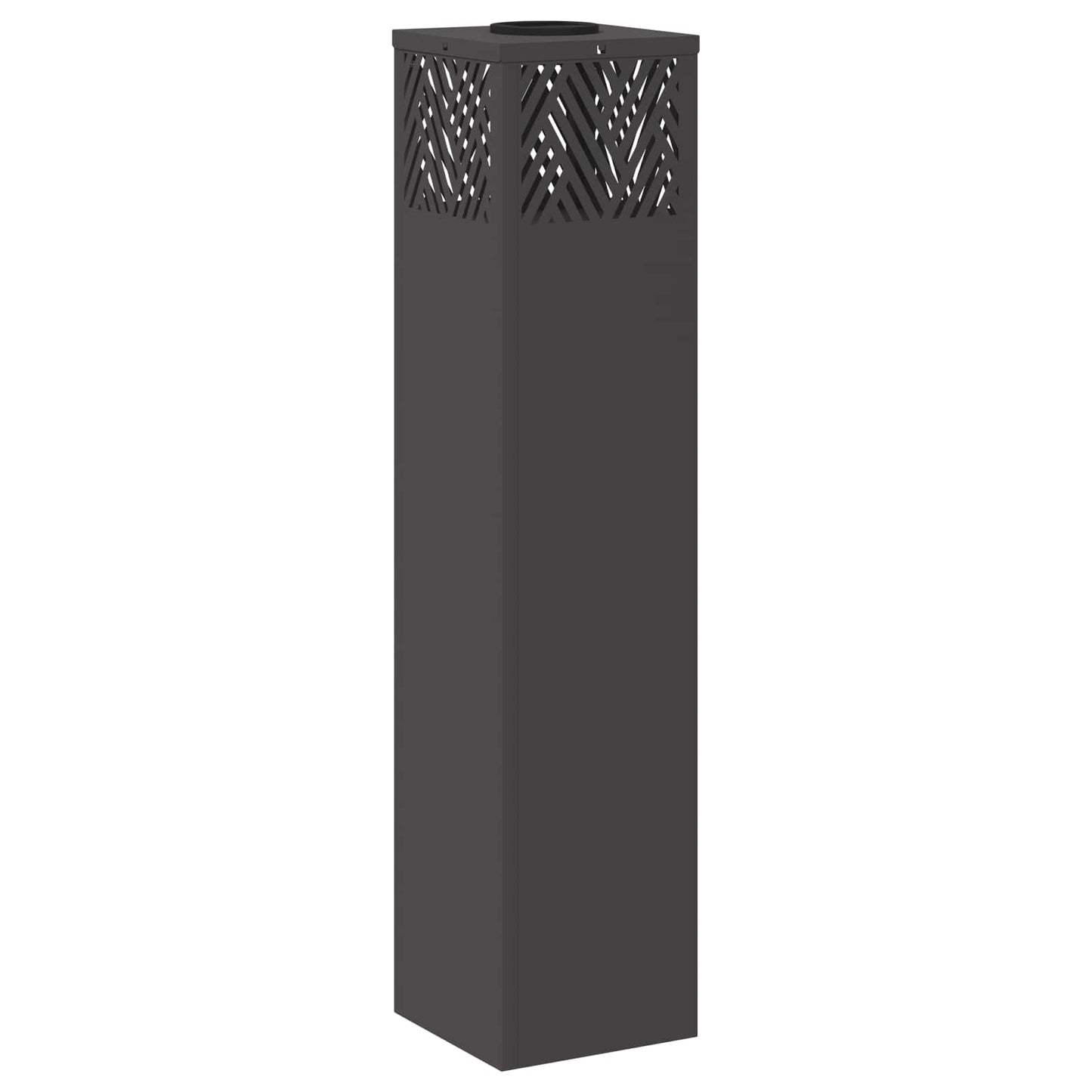 Faro LED solare per sentieri 2 pcs Nero