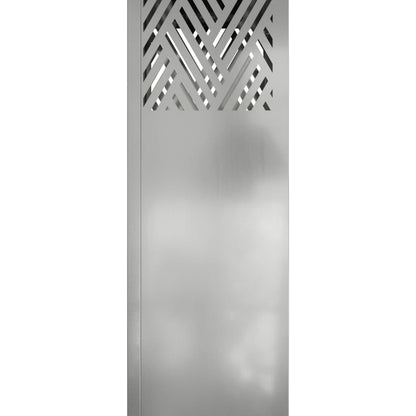 Faro LED solare per sentieri 2 pcs Argento Zincato